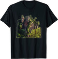 Pixel Art Cute Isometric Cathedral Covered In Vines - Adult & Kids T-Shirts, Sweatshirts & Hoodies apparel design preview 1