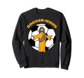 Soccer And Jesus Sweatshirt - Minimalist Print Men Women - T-Shirt, Sweatshirt, Hoodie