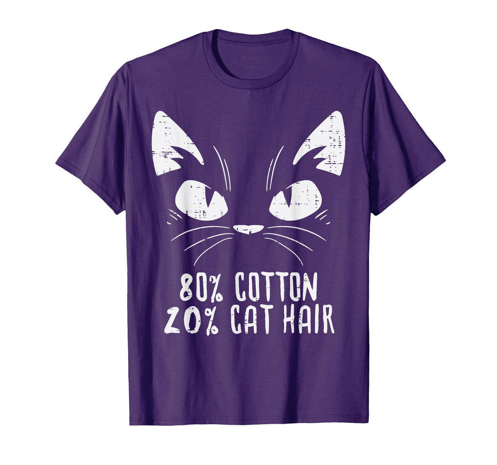 Black Cat Face 80 Cotton 20 Hair Kitten T-Shirt - Graphic Print for Adults - T-Shirt, Sweatshirt, Hoodie