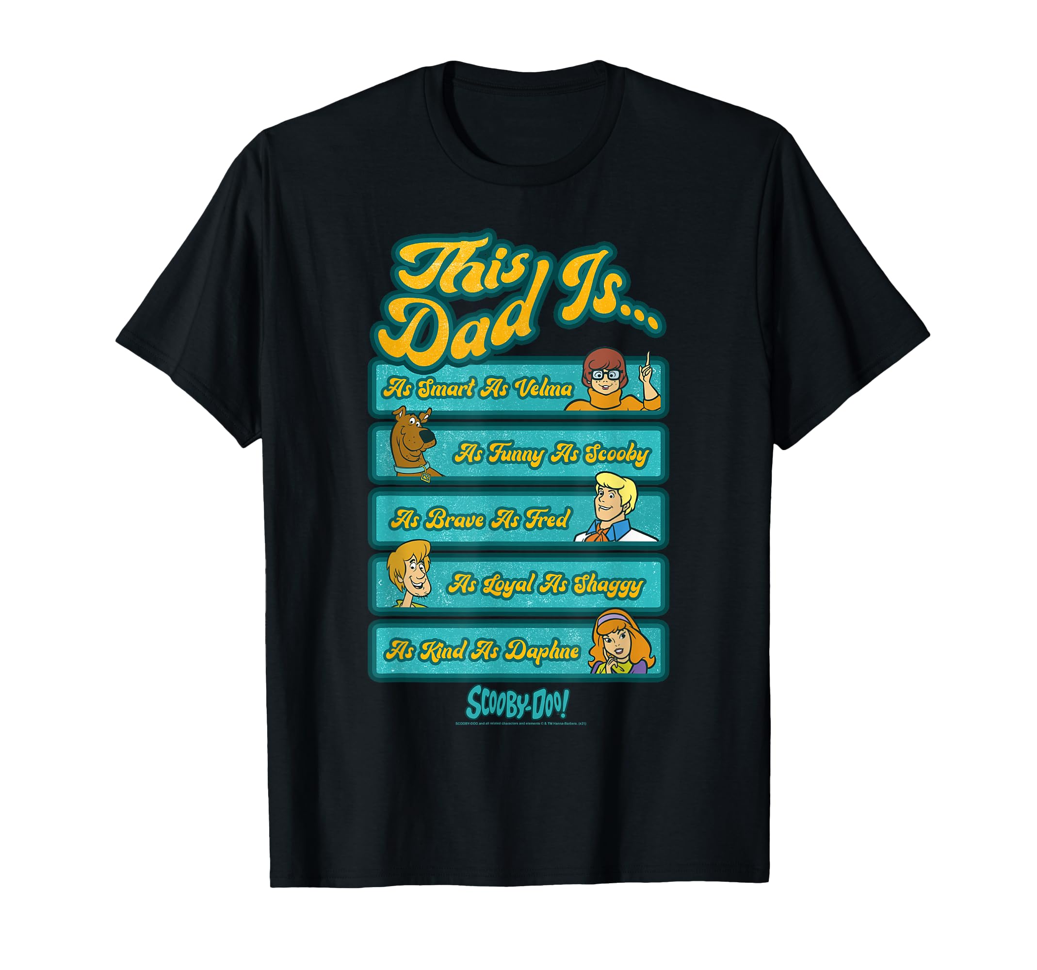 Scooby Doo Fathers Day Group Shot T-Shirt - Custom Art Print for Adults - T-Shirt, Sweatshirt, Hoodie
