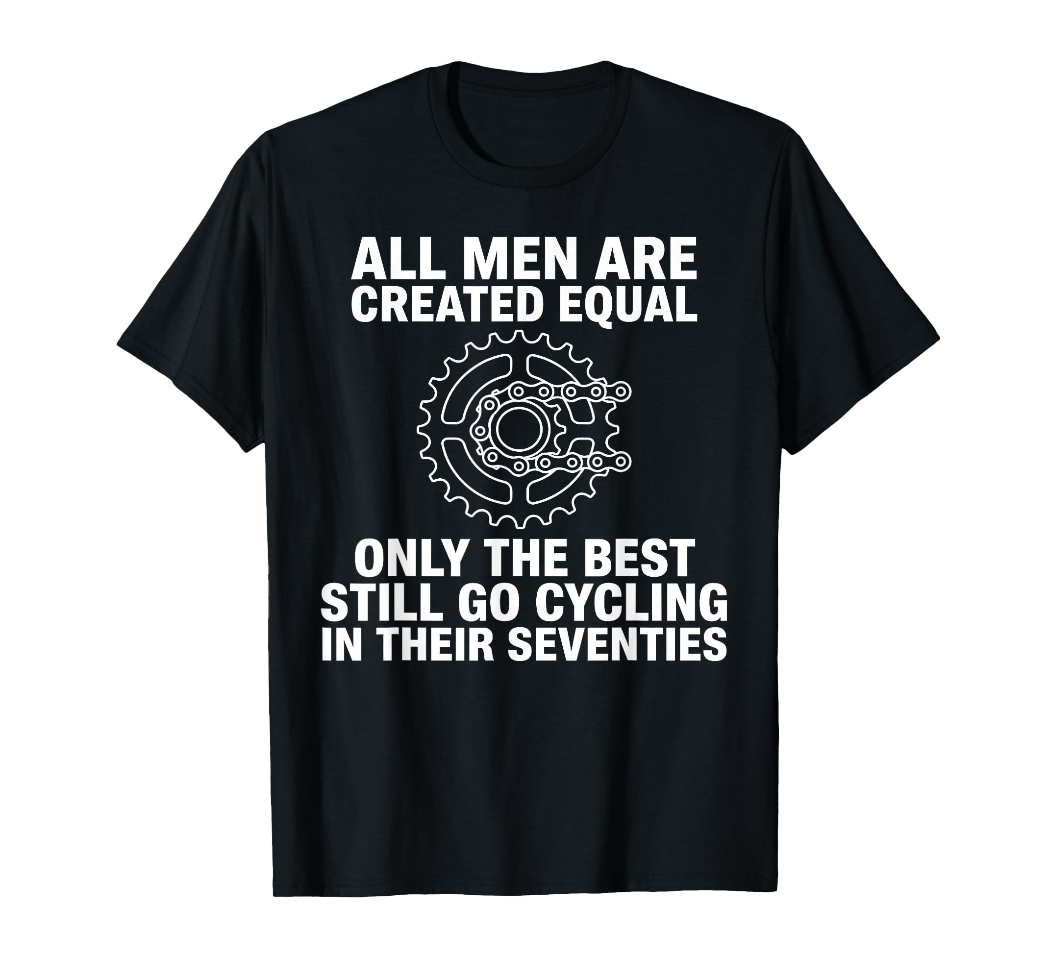 Funny Cycling Dad 70Th Birthday T-Shirt - Trendy Graphic for Adults - T-Shirt, Sweatshirt, Hoodie