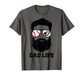 Baseball Hockey Dad Messy Hair Beard T-Shirt - Casual Everyday Wear Unisex - T-Shirt, Sweatshirt, Hoodie