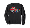 Santa Shark Soccer Football Lights Sweatshirt - Novelty Apparel Men Women - T-Shirt, Sweatshirt, Hoodie