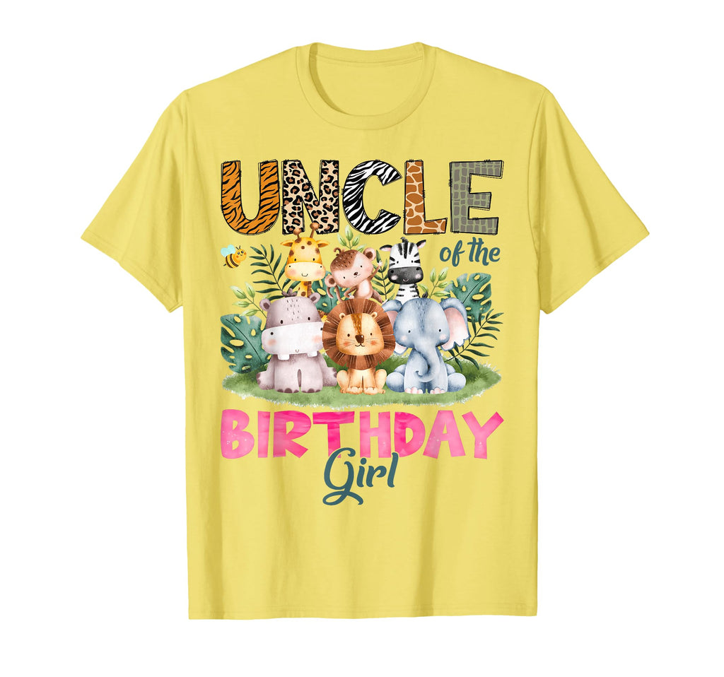Uncle Birthday Safari Jungle Animal T-Shirt - Unique Graphic for Adults - T-Shirt, Sweatshirt, Hoodie