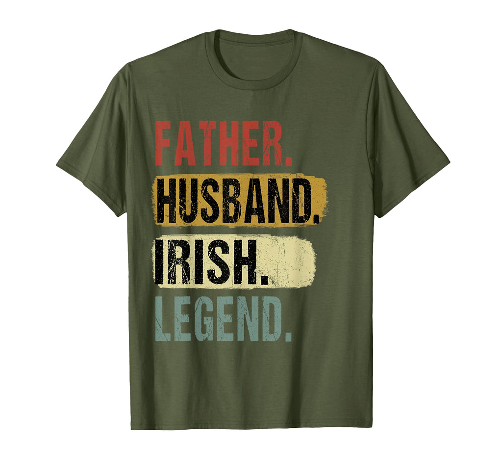 Father Husband Irish Legend Ireland T-Shirt - Aesthetic Graphic Men Women - T-Shirt, Sweatshirt, Hoodie
