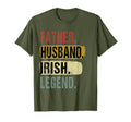 Father Husband Irish Legend Ireland T-Shirt - Aesthetic Graphic Men Women - T-Shirt, Sweatshirt, Hoodie