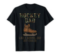 Hockey Dad Camo Ice Skate Funny T-Shirt - Fun Novelty Design for Adults - T-Shirt, Sweatshirt, Hoodie