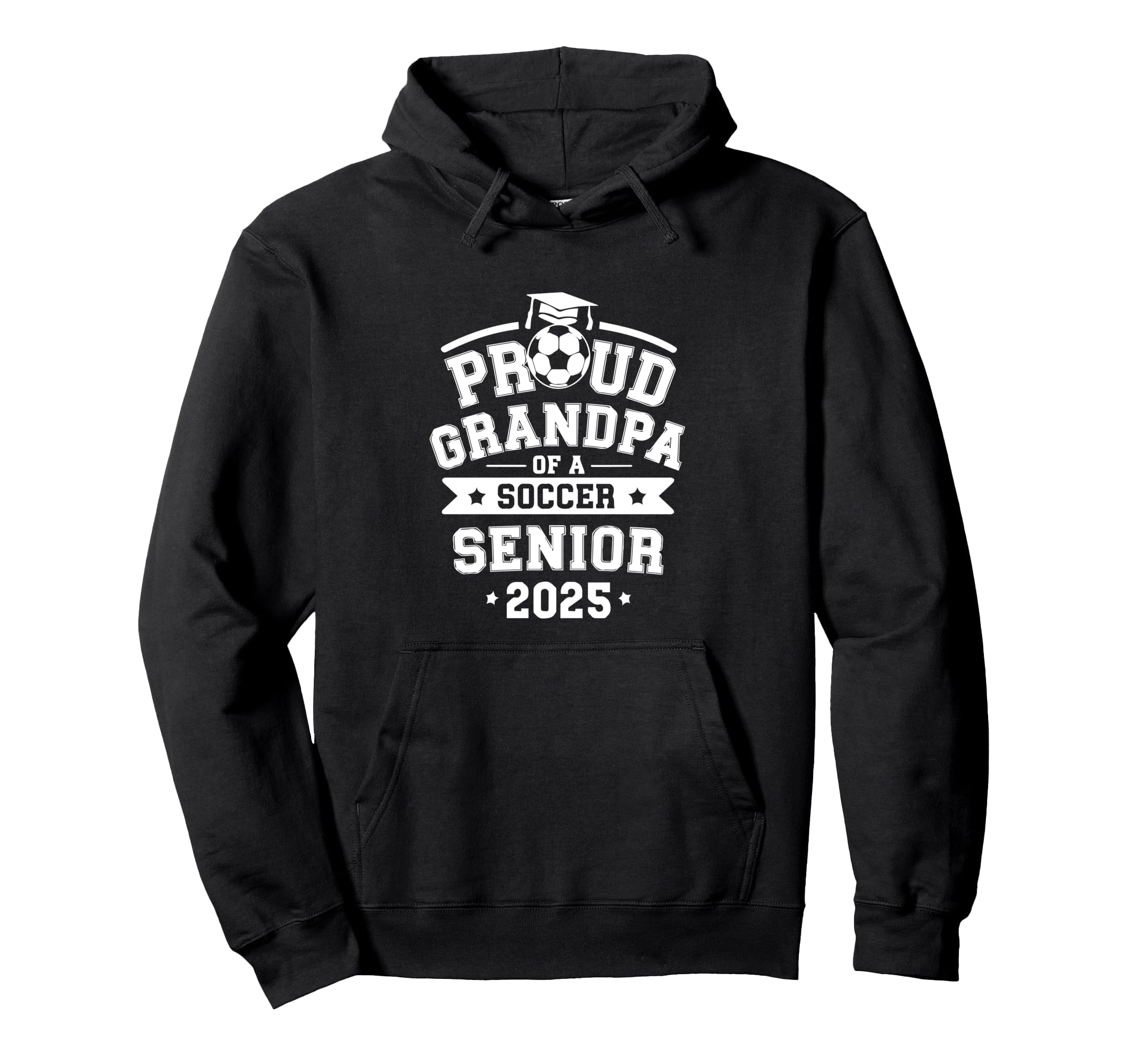 Proud Grandpa Soccer Senior 2025 Hoodie - Trendy Graphic Men Women - T-Shirt, Sweatshirt, Hoodie