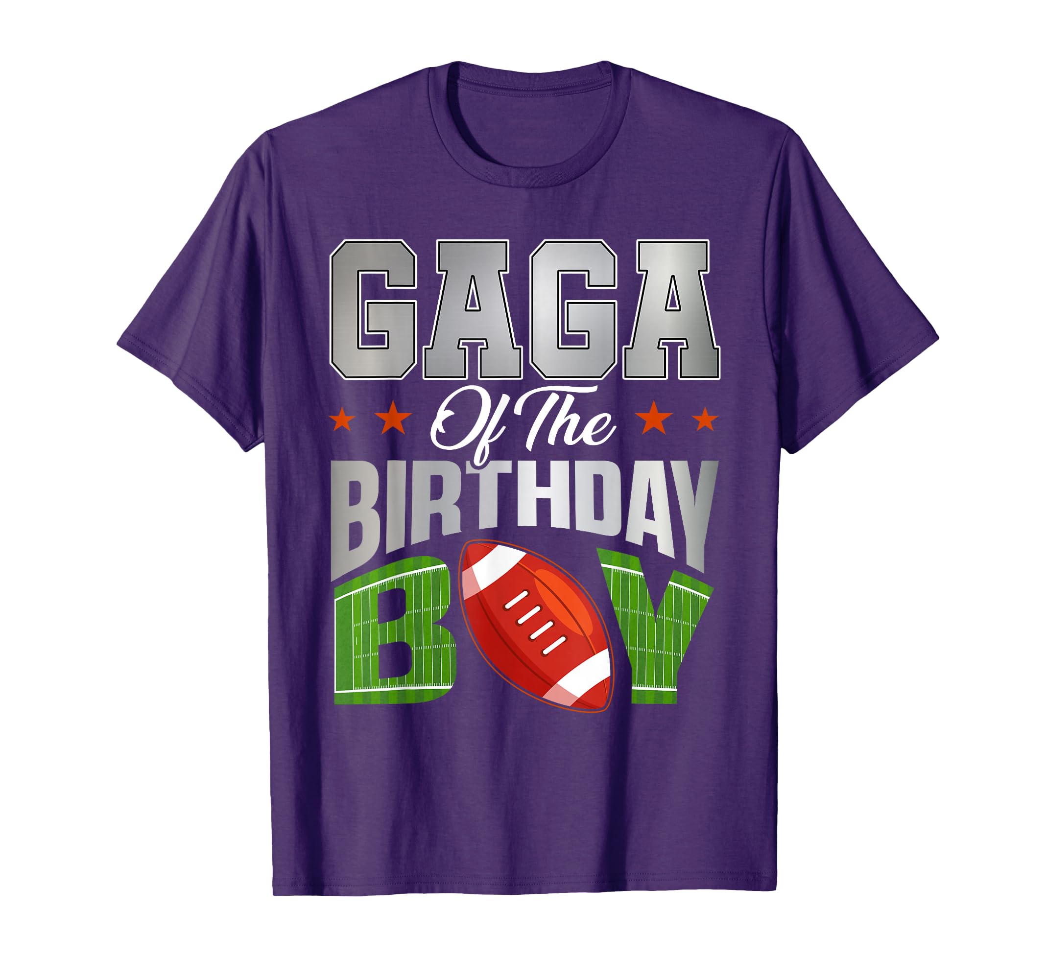 Gaga Birthday Football Party Family T-Shirt - Casual Everyday Wear Unisex - T-Shirt, Sweatshirt, Hoodie