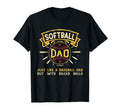 Mens Softball Dad Just Like Baseball T-Shirt - Unique Graphic for Adults - T-Shirt, Sweatshirt, Hoodie