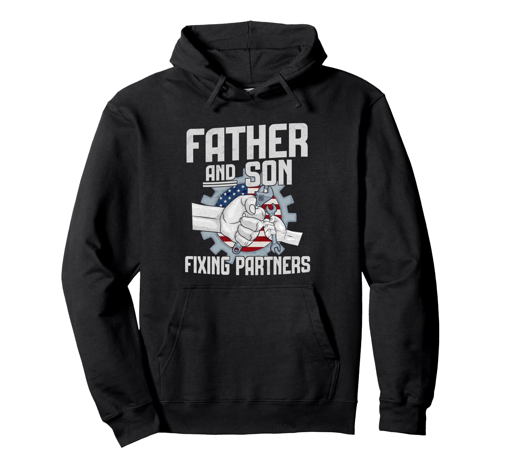 Father And Son Fixing Partners Fathers Hoodie - Streetwear Style Unisex - T-Shirt, Sweatshirt, Hoodie