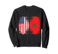 Moorish American Morocco Flag Sweatshirt - Casual Everyday Wear for Adults - T-Shirt, Sweatshirt, Hoodie