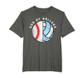 Dad Ballers Funny Baseball Volleyball Dad T-Shirt - Custom Art Print Unisex - T-Shirt, Sweatshirt, Hoodie