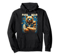 Papa Bear Funny Bears Animal Lover Dad Hoodie - Streetwear Style Men Women - T-Shirt, Sweatshirt, Hoodie