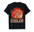 Funny Axe Throwing Dad Hatchet T-Shirt - Minimalist Print Men Women - T-Shirt, Sweatshirt, Hoodie