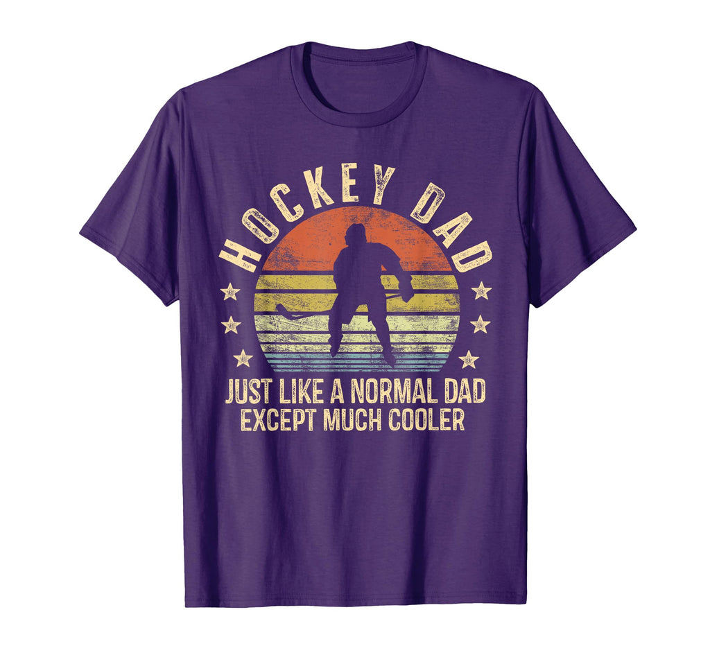 Hockey Dad Just Like Normal Dad T-Shirt - Minimalist Print Men Women - T-Shirt, Sweatshirt, Hoodie