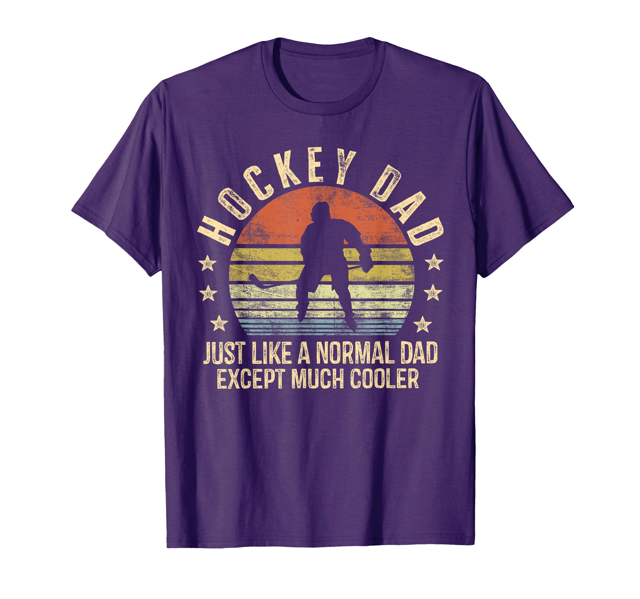 Hockey Dad Just Like Normal Dad T-Shirt - Minimalist Print Men Women - T-Shirt, Sweatshirt, Hoodie