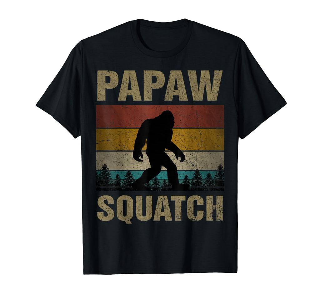 Papaw Squatch Bigfoot Papaw T-Shirt - Minimalist Print for Adults - T-Shirt, Sweatshirt, Hoodie