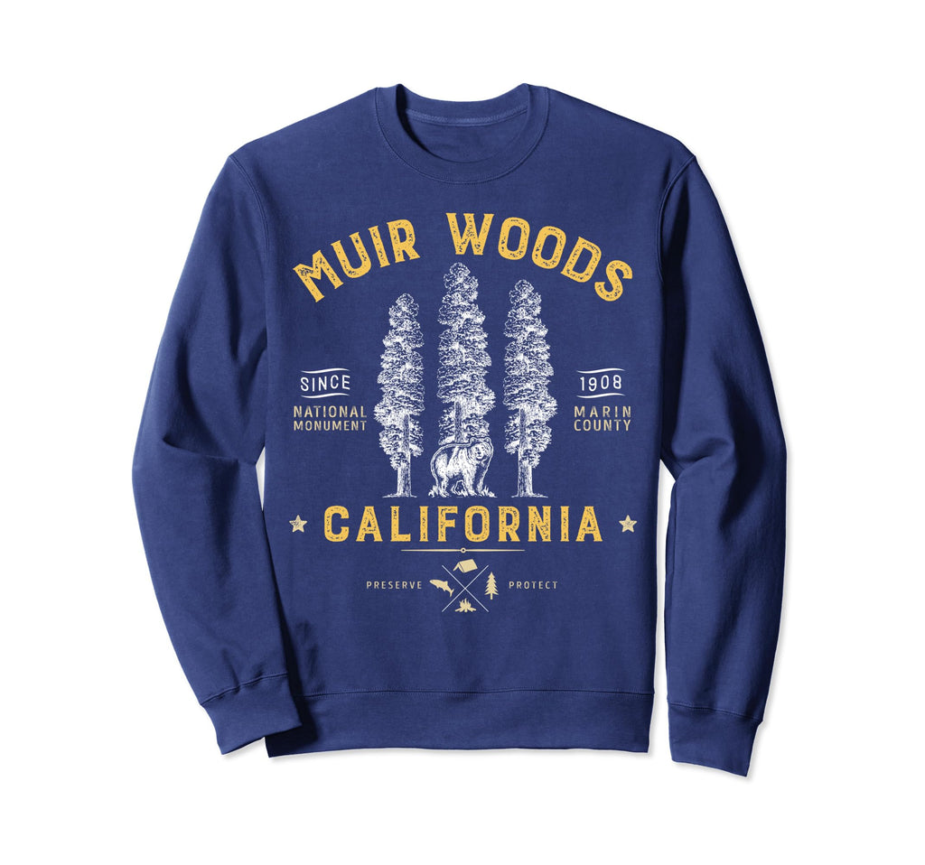 Muir Woods National Monument Sweatshirt - Graphic Print for Adults - T-Shirt, Sweatshirt, Hoodie