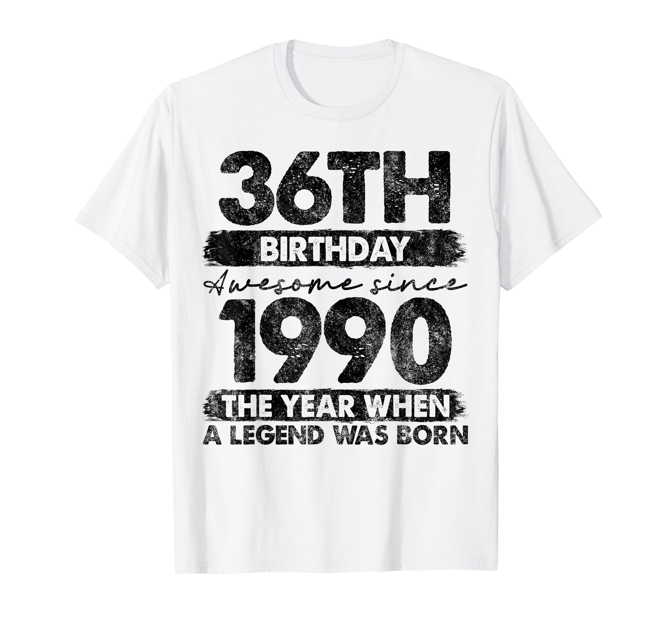 36 Year Old Gifts 1990 36Th Birthday T-Shirt - Custom Art Print for Adults - T-Shirt, Sweatshirt, Hoodie