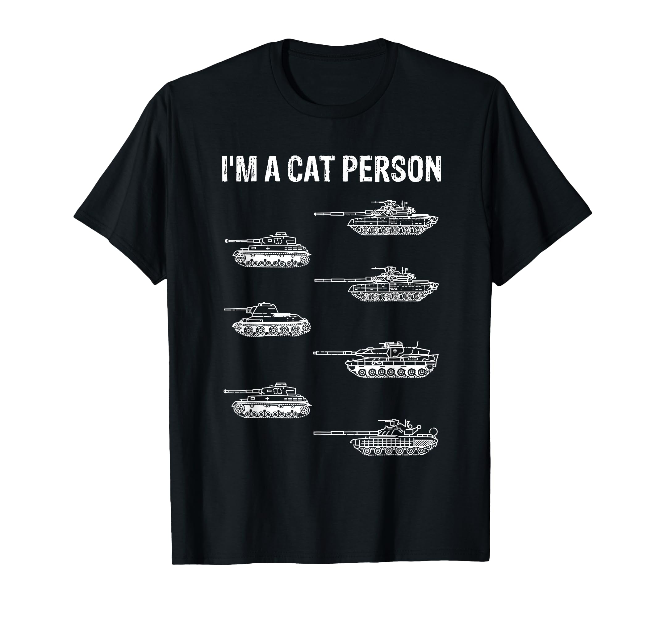 Funny 7 Tanks Im Cat Person German T-Shirt - Streetwear Style for Adults - T-Shirt, Sweatshirt, Hoodie