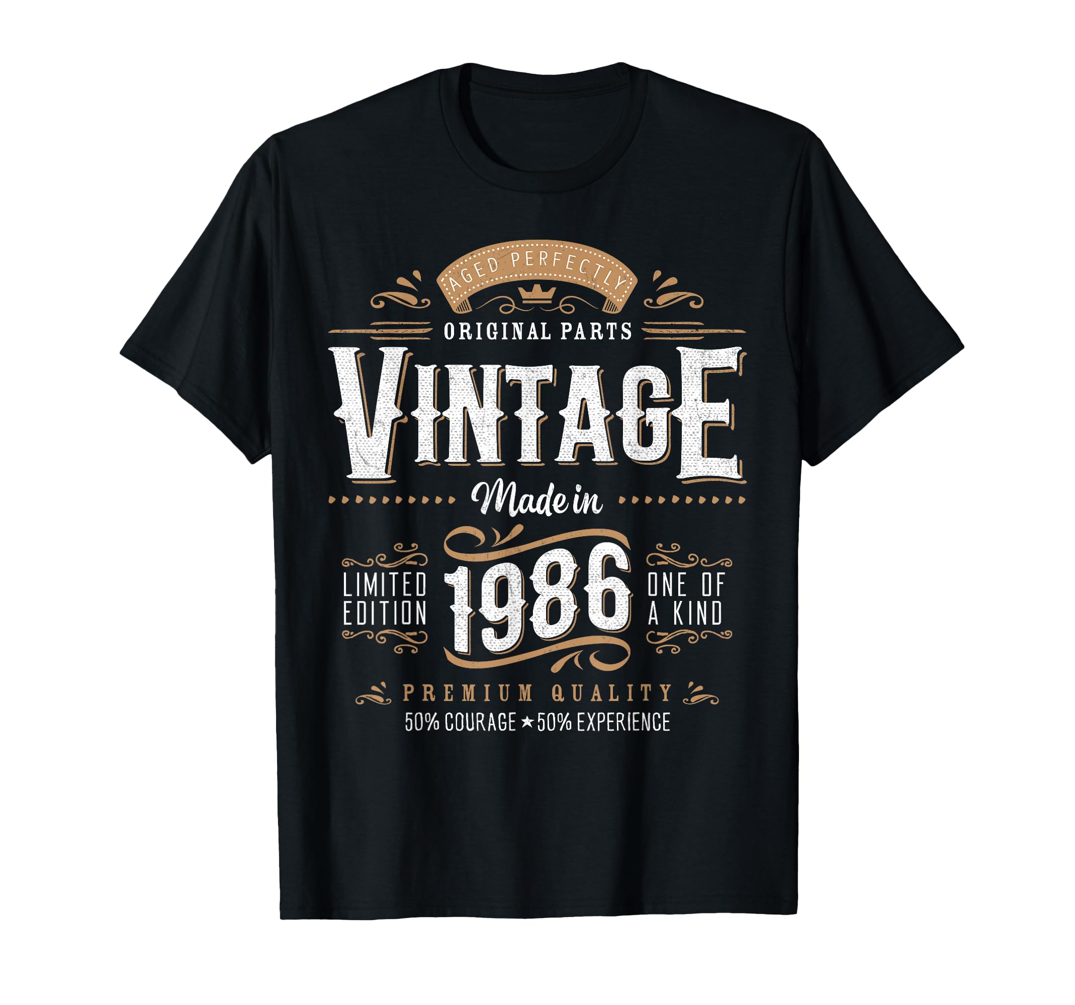 1986 Label 40Th Birthday Gift 40 T-Shirt - Custom Art Print for Adults - T-Shirt, Sweatshirt, Hoodie