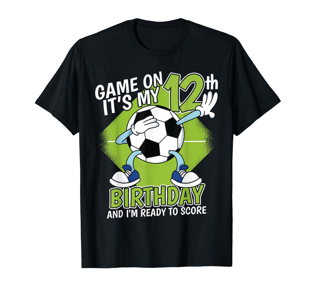 12 Year Old Soccer Player 12Th T-Shirt - Custom Art Print Men Women - T-Shirt, Sweatshirt, Hoodie