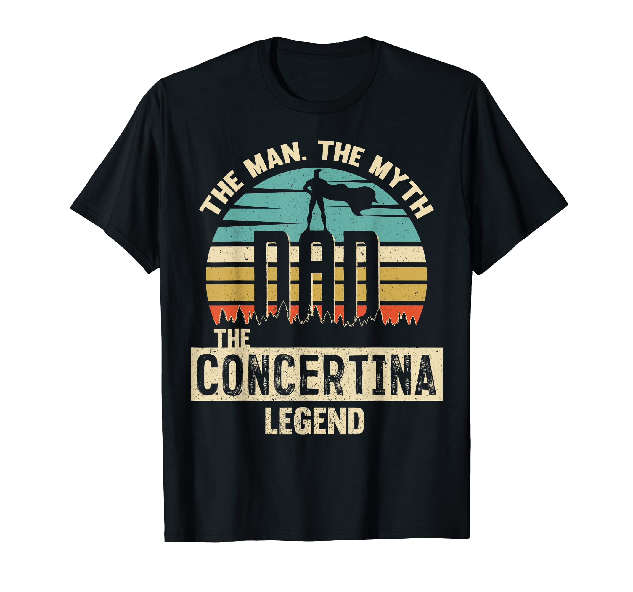 Myth Legend Dad Concertina T-Shirt - Aesthetic Graphic Men Women - T-Shirt, Sweatshirt, Hoodie