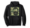 Bearded Papa 70S Fathers Day Beard Hoodie - Fun Novelty Design for Adults - T-Shirt, Sweatshirt, Hoodie