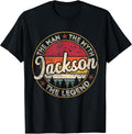 Jackson The Man Myth Legend Personalized Name - Adult & Kids T-Shirts, Sweatshirts & Hoodies apparel design preview 1