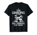 Real Grandpa Play Drums Funny T-Shirt - Minimalist Print for Adults - T-Shirt, Sweatshirt, Hoodie