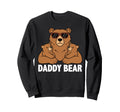 Daddy Bear Two Cubs Papa And Father Sweatshirt - Unique Graphic Unisex - T-Shirt, Sweatshirt, Hoodie
