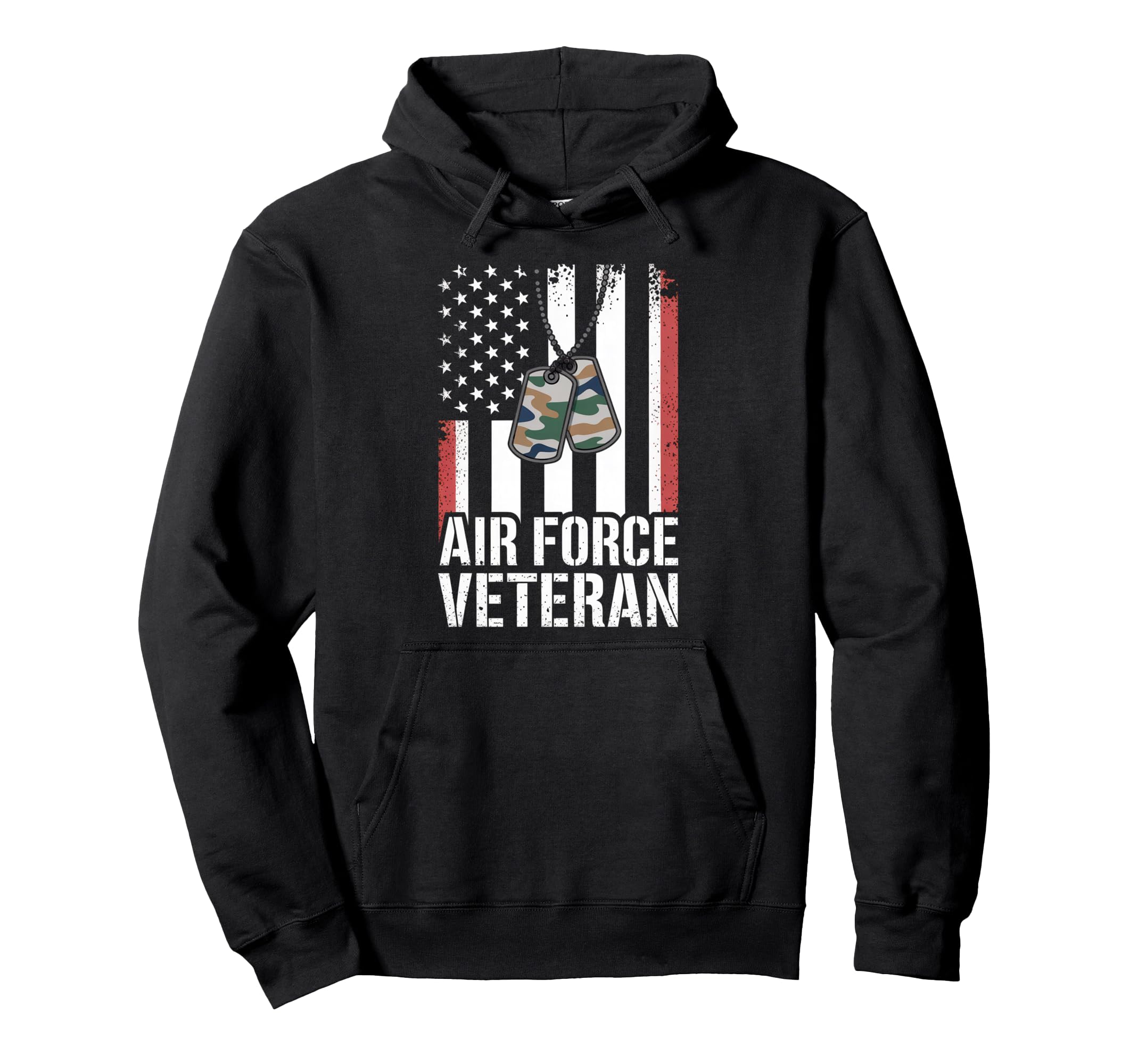 Air Force Veteran Us American Flag Dad Hoodie - Novelty Apparel Men Women - T-Shirt, Sweatshirt, Hoodie