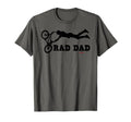 Rad Dad Fathers Bmx Bike Shred Cycling Mtb T-Shirt - Unique Graphic Unisex - T-Shirt, Sweatshirt, Hoodie