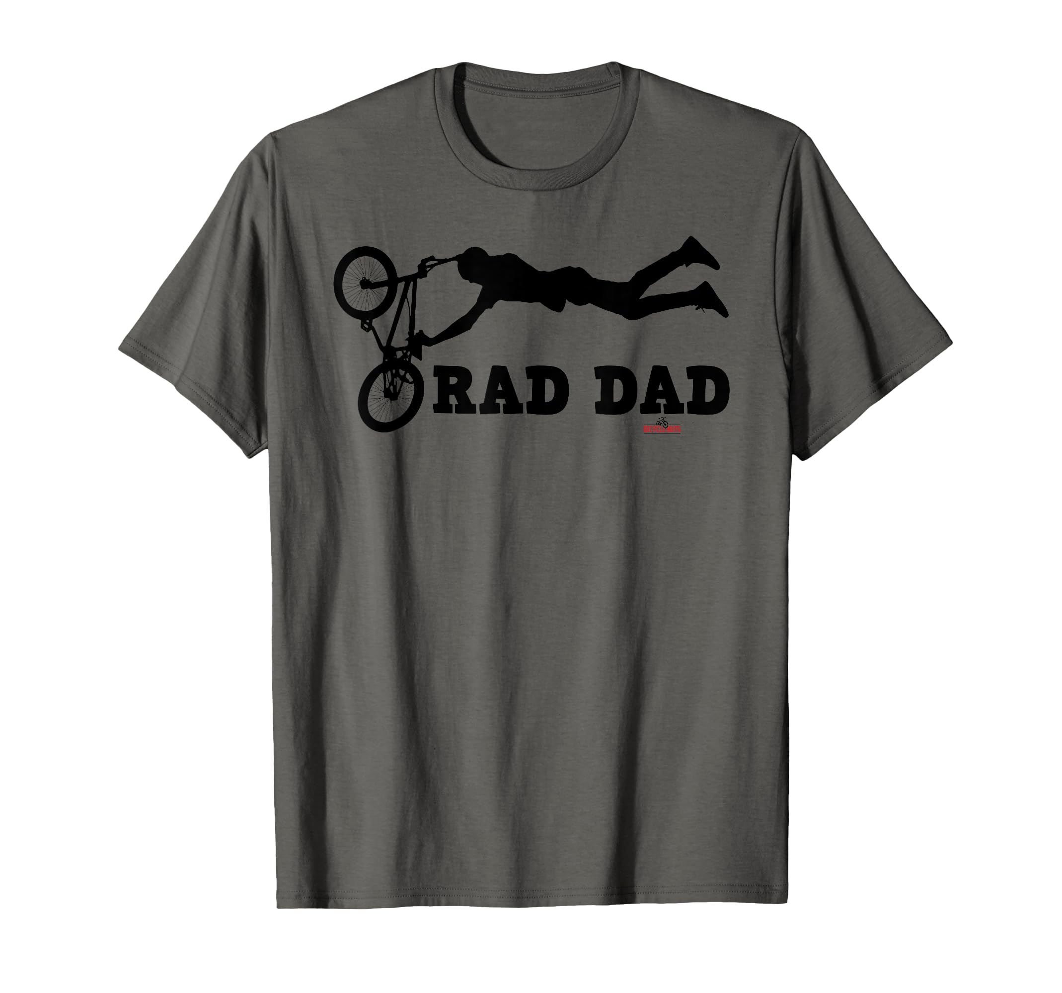 Rad Dad Fathers Bmx Bike Shred Cycling Mtb T-Shirt - Unique Graphic Unisex - T-Shirt, Sweatshirt, Hoodie