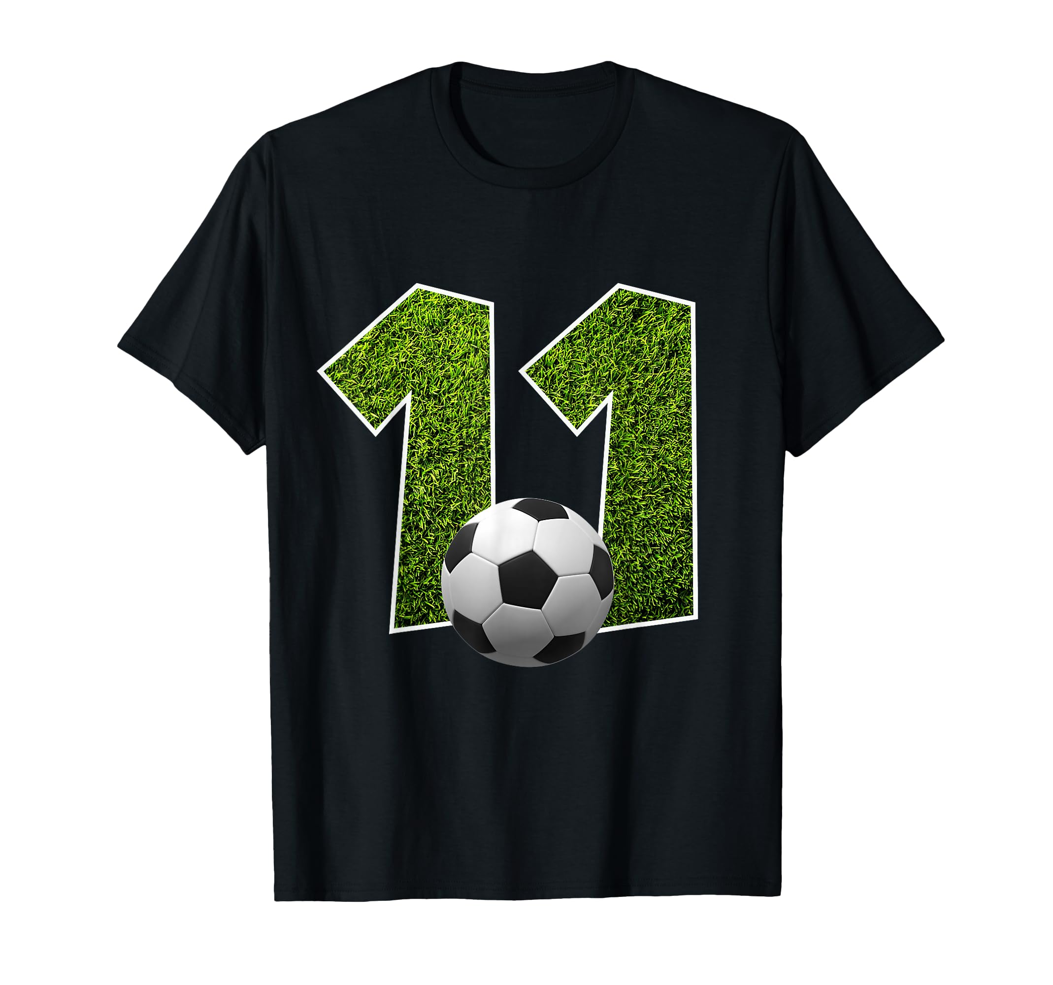 Number 11 Years Soccer 11Th Birthday T-Shirt - Custom Art Print Unisex - T-Shirt, Sweatshirt, Hoodie