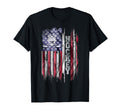 Usa American Flag Hockey Player T-Shirt - Streetwear Style Unisex - T-Shirt, Sweatshirt, Hoodie