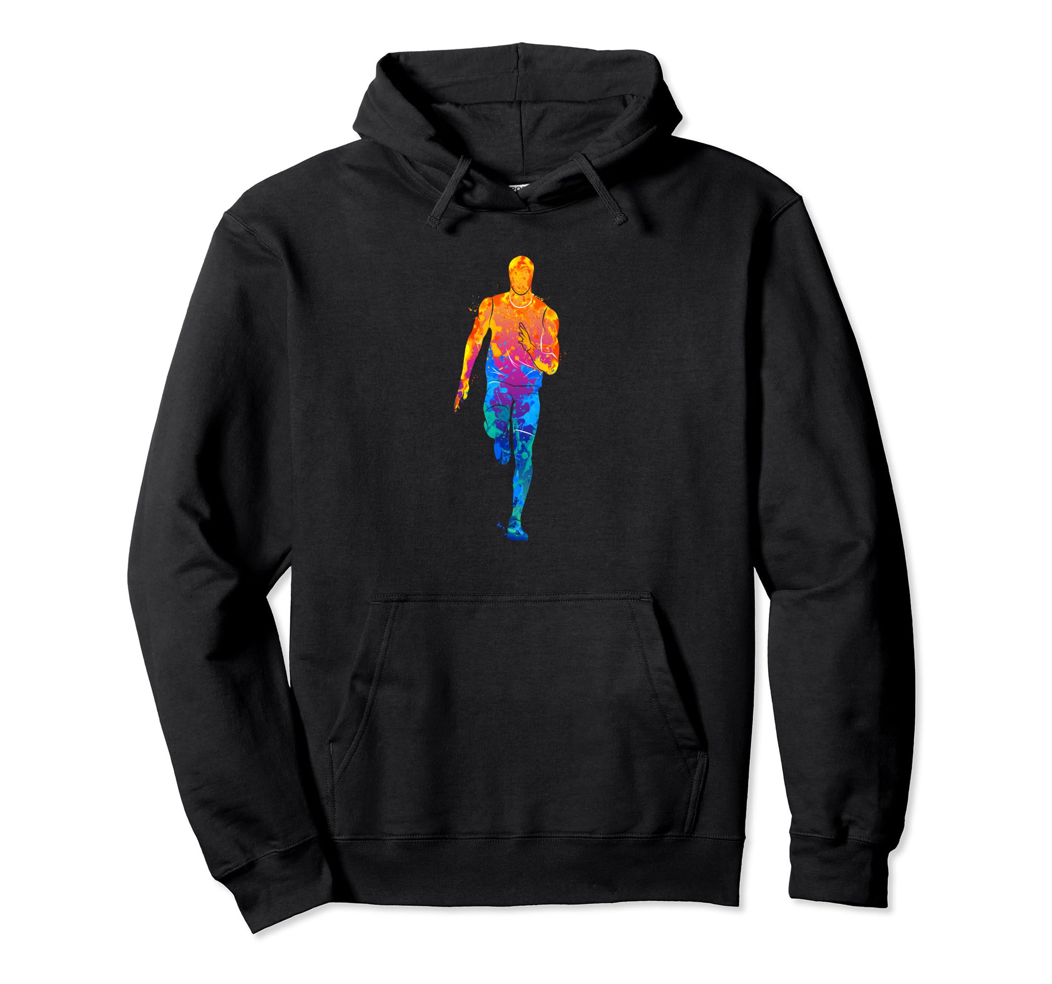 Marathon Runner Jogger Race Gift Dad Hoodie - Graphic Print for Adults - T-Shirt, Sweatshirt, Hoodie