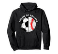 Papaw Ballers Funny Soccer Baseball Hoodie - Streetwear Style for Adults - T-Shirt, Sweatshirt, Hoodie