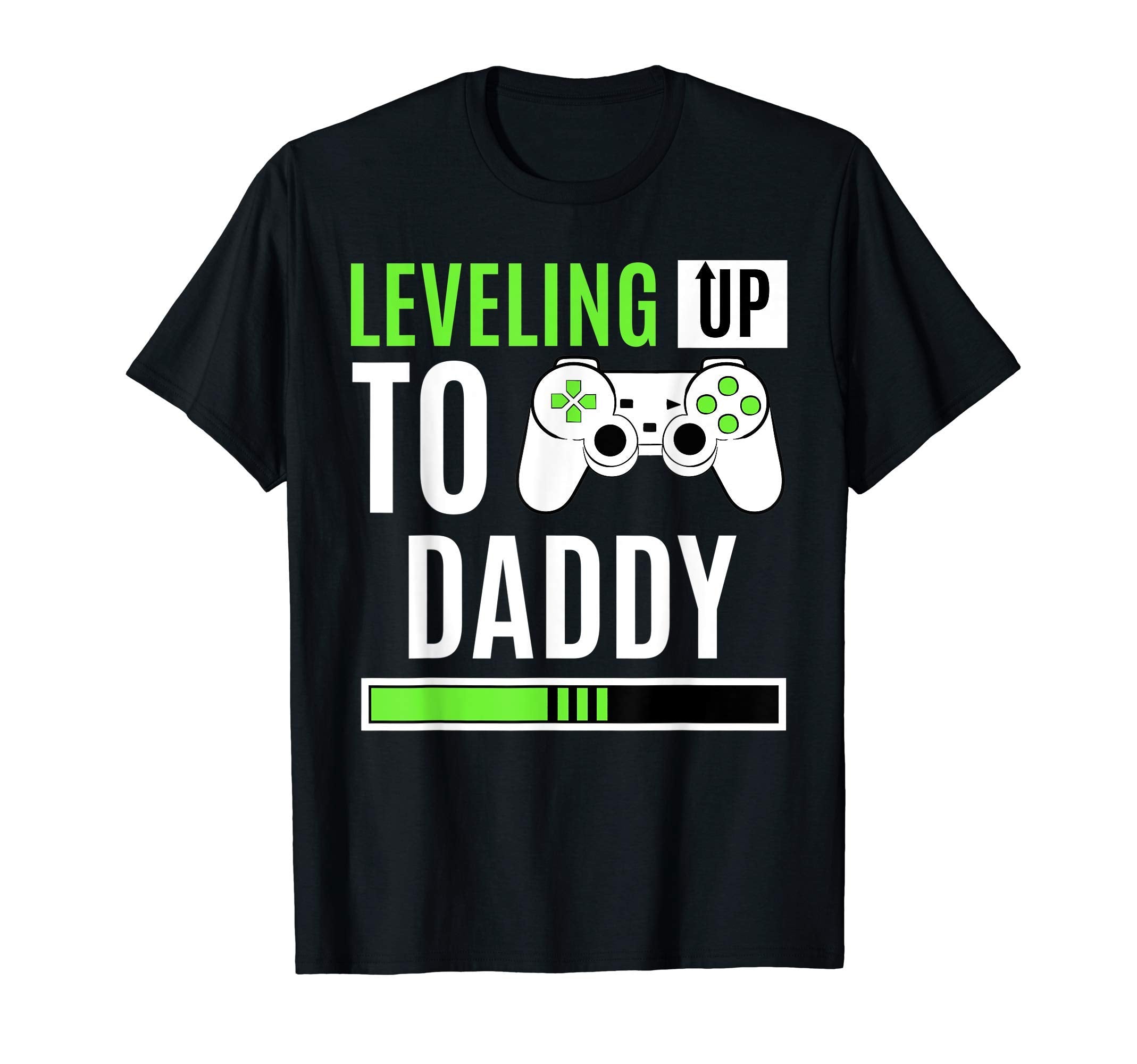 Leveling Up To Daddy Gamer Rpg T-Shirt - Aesthetic Graphic for Adults - T-Shirt, Sweatshirt, Hoodie