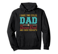 I Have Two Titles Dad And Bonus Dad And Hoodie - Unique Graphic Men Women - T-Shirt, Sweatshirt, Hoodie