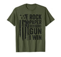 Paper Rock Scissors Gun 2A Pro Gun Camo T-Shirt - Custom Art Print Unisex - T-Shirt, Sweatshirt, Hoodie