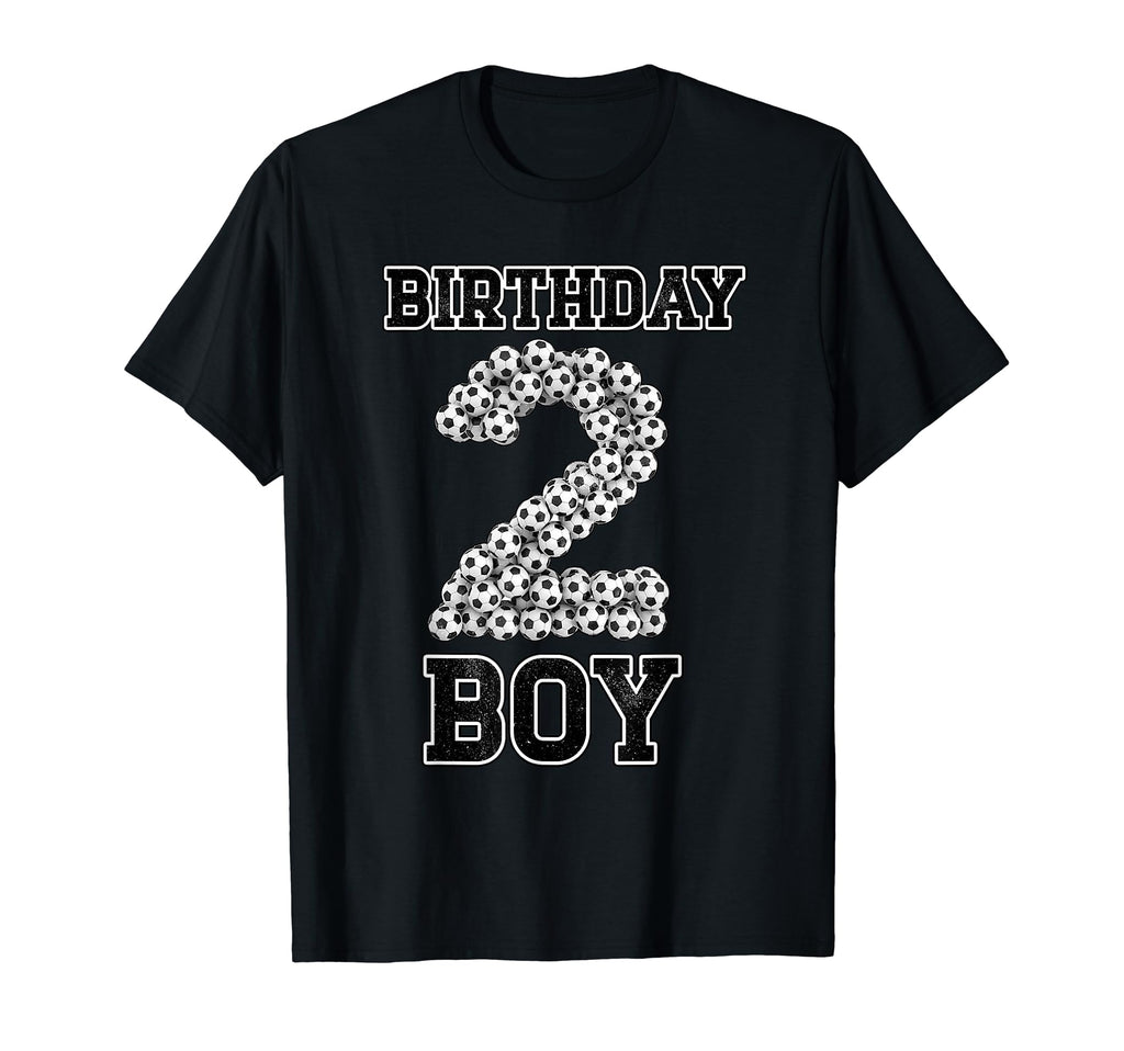 2Nd Birthday Soccer Player Seven 2 Year T-Shirt - Novelty Apparel Unisex - T-Shirt, Sweatshirt, Hoodie