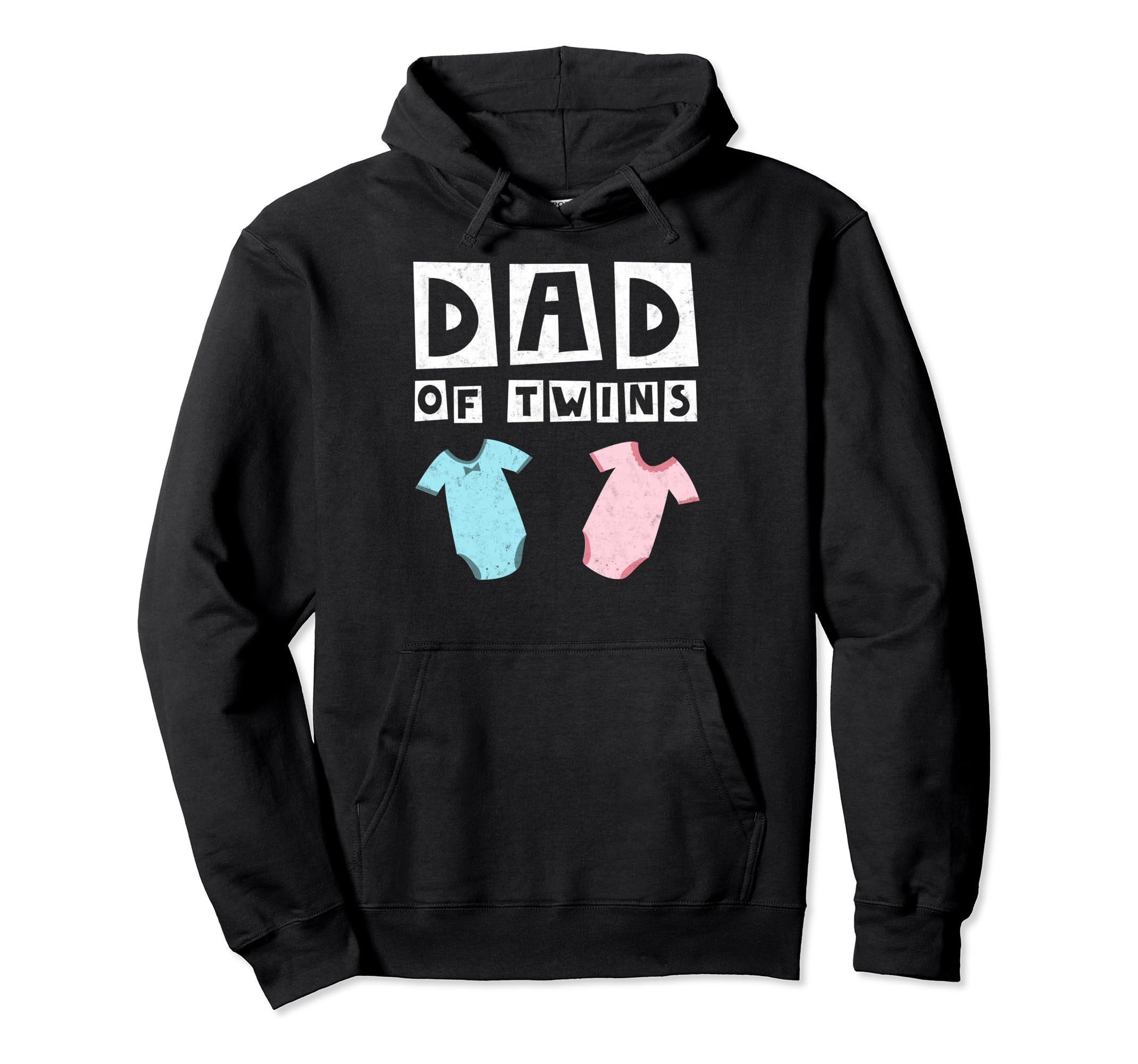 Dad Twins Fathers Day Dad Father Hoodie - Fun Novelty Design Men Women - T-Shirt, Sweatshirt, Hoodie