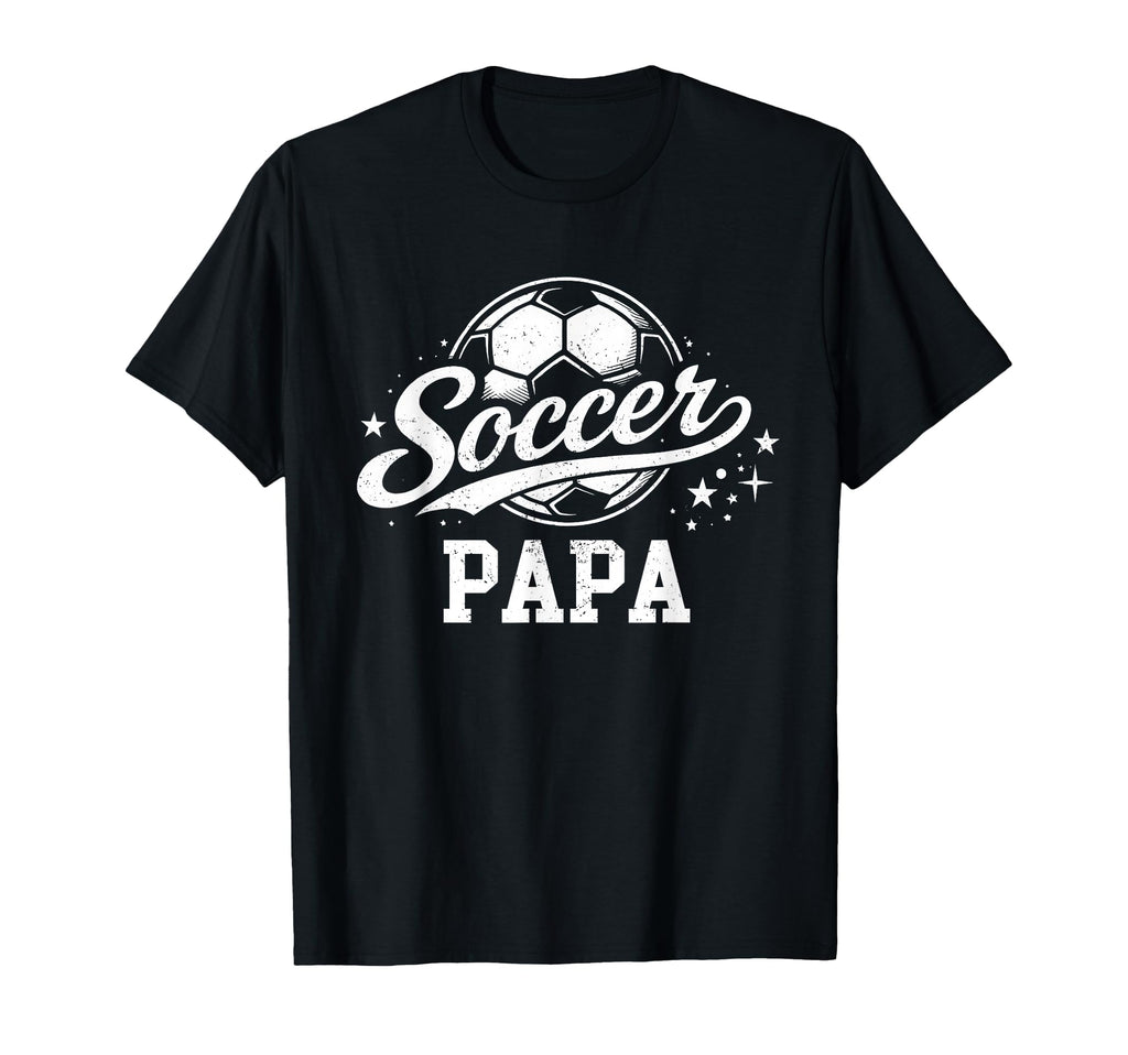 Soccer Papa Family Matching Soccer T-Shirt - Minimalist Print Men Women - T-Shirt, Sweatshirt, Hoodie