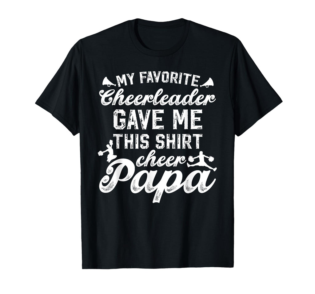 Cheer Papa Cheerleader Papa T-Shirt - Aesthetic Graphic for Adults - T-Shirt, Sweatshirt, Hoodie