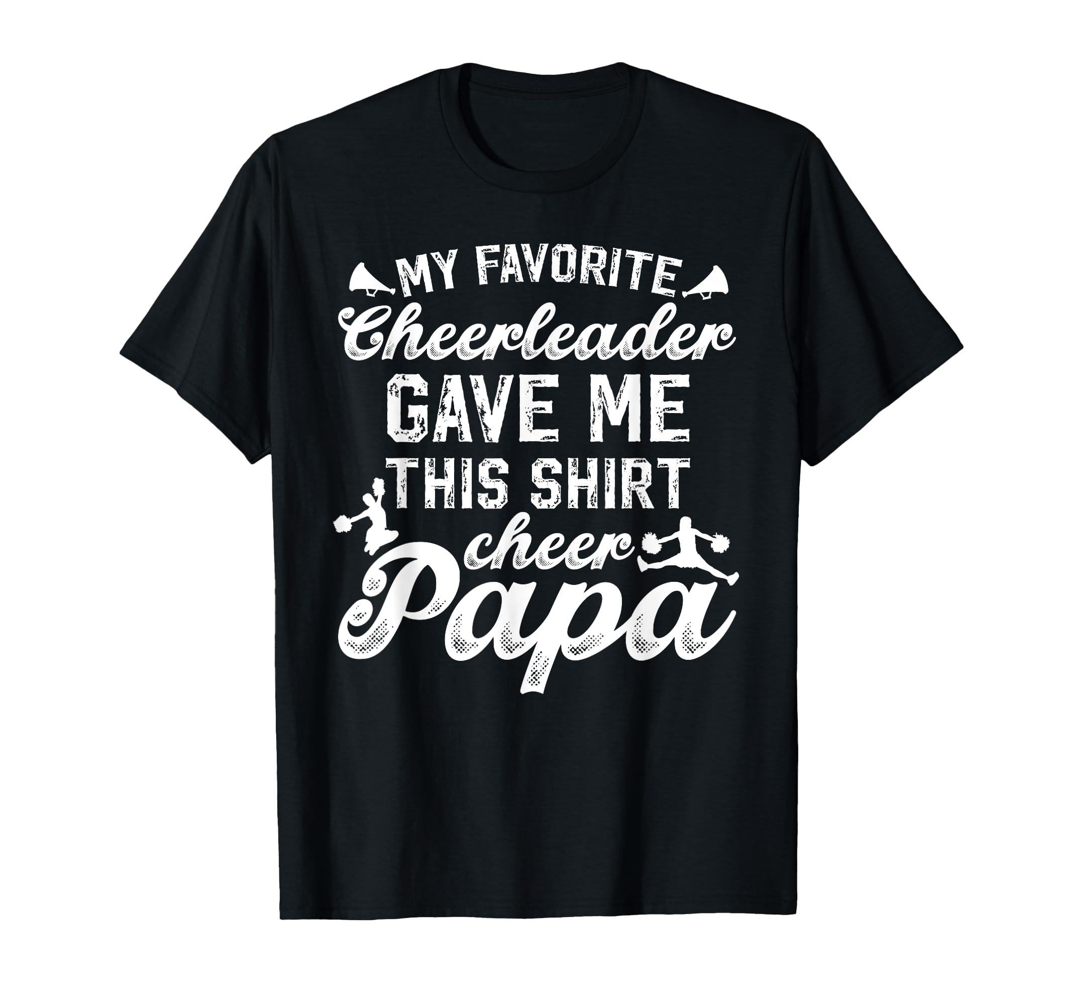 Cheer Papa Cheerleader Papa T-Shirt - Aesthetic Graphic for Adults - T-Shirt, Sweatshirt, Hoodie