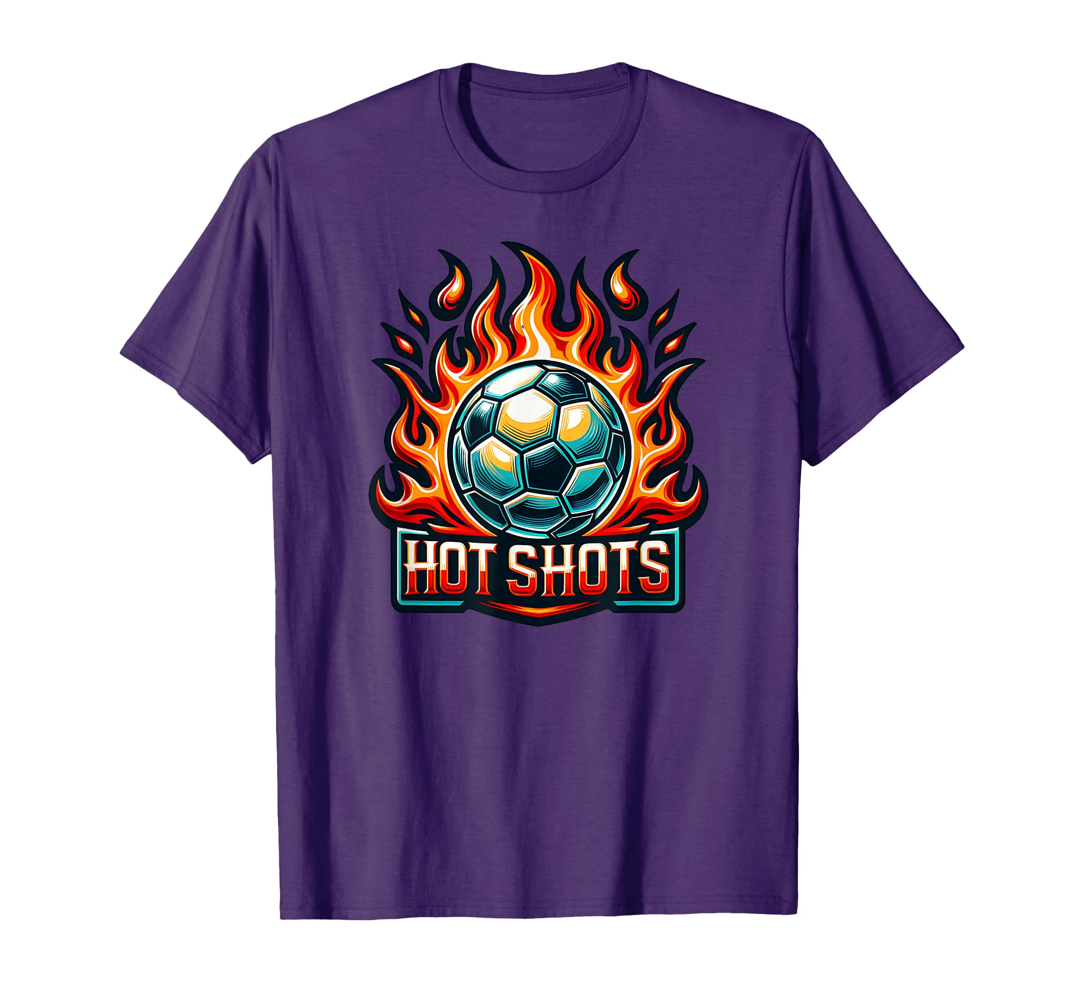 Hot Shots Soccer Team T-Shirt - Custom Art Print for Adults - T-Shirt, Sweatshirt, Hoodie