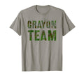 Funny Future Crayons Team Eater Veteran T-Shirt - Trendy Graphic Men Women - T-Shirt, Sweatshirt, Hoodie