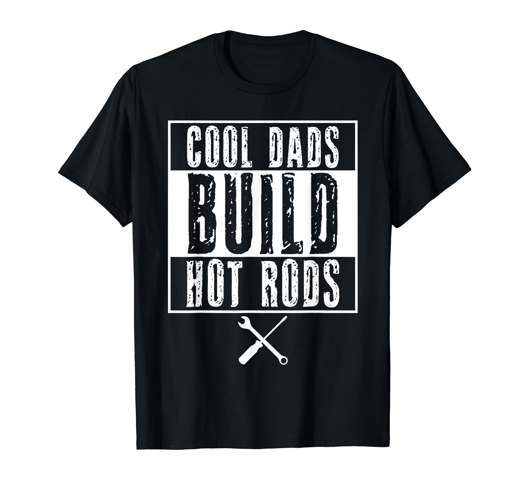 Dads Build Hot Rods Car Race Hotrod Drag T-Shirt - Graphic Print for Adults - T-Shirt, Sweatshirt, Hoodie